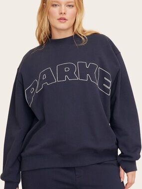 PARKER Navy Pullover Sweatshirt